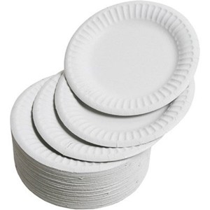 6" White Paper Plates (case of 1000)