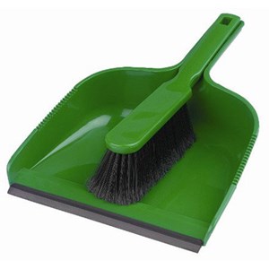 Dustpan and Brush Set Green