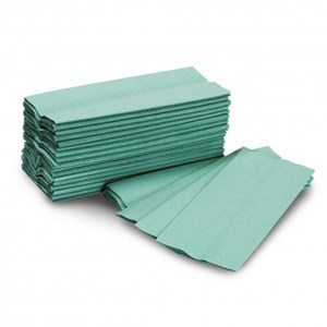 Enigma Green 1ply C-fold Hand Towels (12x238) 