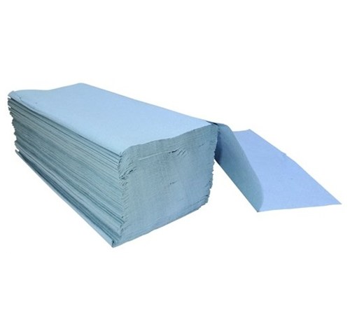 Blue V-fold1ply Hand Towels (15x240)