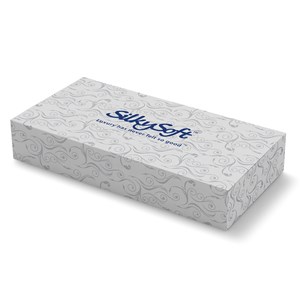 White Oblong 2-ply Facial Tissues (36 boxes per case)