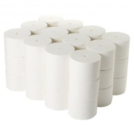 Coreless Pure Tissues White Toilet Rolls 90m x 36 rolls