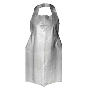 Disposable Plastic Aprons White (pack of 100)