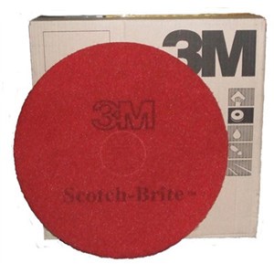 Red Scotch-Brite Floor Pad 15"/380mm (single)