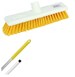 Abbey 12" Soft Broom - Yellow (complete with handle)