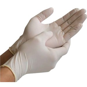 Natural Latex Gloves Powder free (Pack of 100)