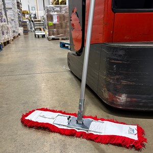 SYR 60cm/24" RED Dust Control Sweeper COMPLETE