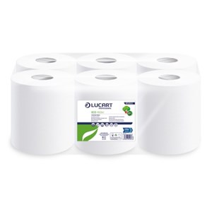 White Centrefeed Rolls 2ply Flat Sheet 190mm x 180m (Pack of 6) 852502