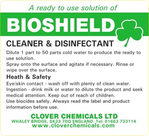 BioShield Trigger Spray Label (RTU)