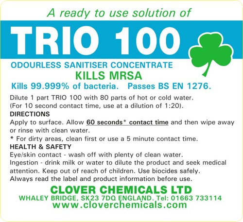 Trio 100 Trigger Spray Label (RTU)