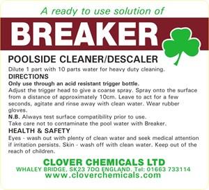 Breaker Trigger Spray Label (RTU)