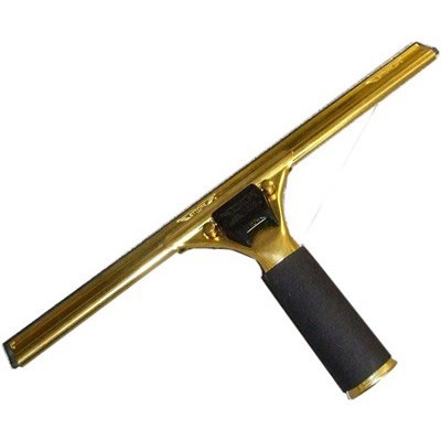 Ettore 14" Brass Top-Clip Squeegee