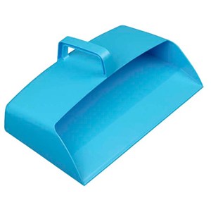 Large Plastic Dustpan Blue