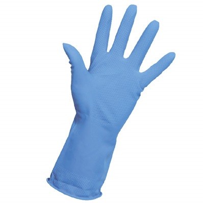 Household Rubber Gloves Blue (pair)