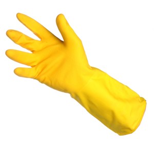 Household Rubber Gloves Yellow (pair)