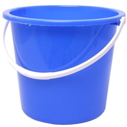 Plastic Bucket 10litre Blue
