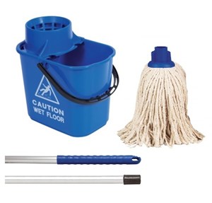 Blue Professional Bucket and PY Mop