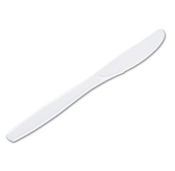 Plastic White Disposable Knives