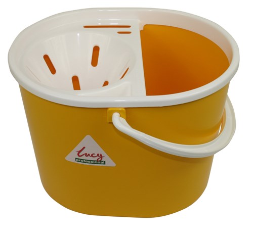 Lucy Oval Mop Bucket Yellow
