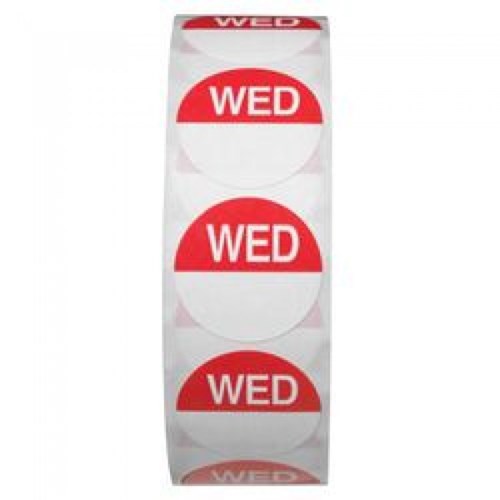 Day Dots - Wednesday (1000 per roll)