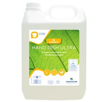Green'R Hand Dish Ultra Ecological Conc manual dishwashing liquid 5litre (wac ECO490)