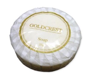 Goldcrest 25g Pleat Wrapped Bar Soap (250 per case)