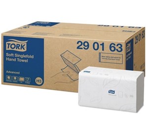 Tork 290163 2ply Interleaved White Hand Towel (3750 per case)