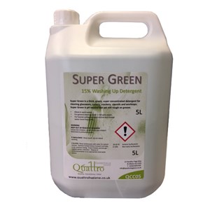 Quattro Super Green Washing-Up Detergent 5litre