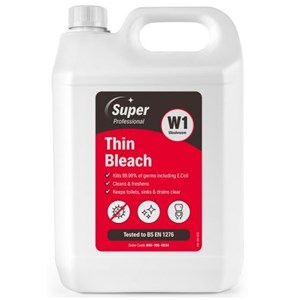 Super Professional Thin Bleach 5litre 