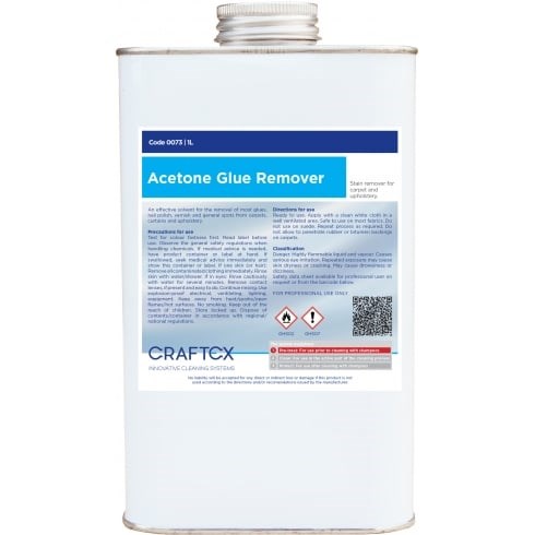 Craftex Acetone Glue Remover 1litre (0073)