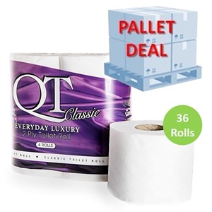 PALLET QT Classic Everyday Luxury Toilet Roll (54 Packs) QTC2P