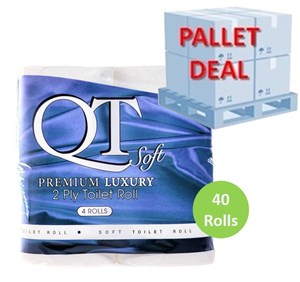 PALLET QT Soft Premium Luxury Toilet Rolls (40 Packs ) QTS2P