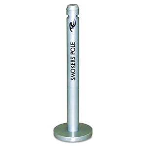 Rubbermaid Smokers Pole Metalic Silver FGR1SM