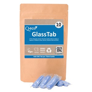 Q-Eco GlassTab -  Fasting Acting Glass Cleaner Sachet Conc (pack of 10)