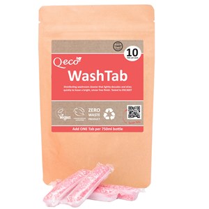Q-Eco WashTab - Disinfecting Washroom Cleaner Sachet Conc (pack of 10)