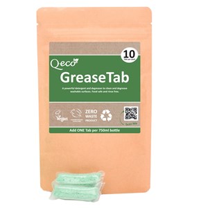 Q-Eco GreaseTab - Heavy Duty Degreaser Sachet Conc (pack of 10)