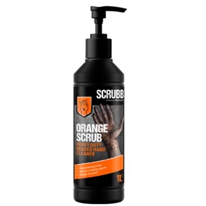 Scrubb Orange Scrub Heavy Duty Beaded Hand Cleaner 1litre (H23)