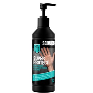 Scrubb Super Protect Pre-work Barrier Cream 1litre (H21)