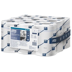 Tork 473474 Reflex Wiping Paper Plus Mini Centrefeed Roll (Case of 9)