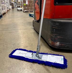 SYR 60cm/24" BLUE Dust Control Sweeper COMPLETE